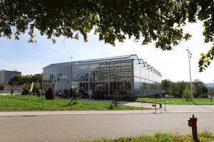 Construction de serres botaniques et de locaux connexes au Jardin des Sciences